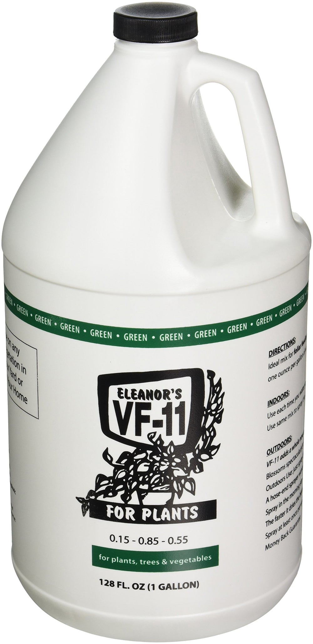 Vf-11 front label on 1-gallon bottle showing product name and benefits