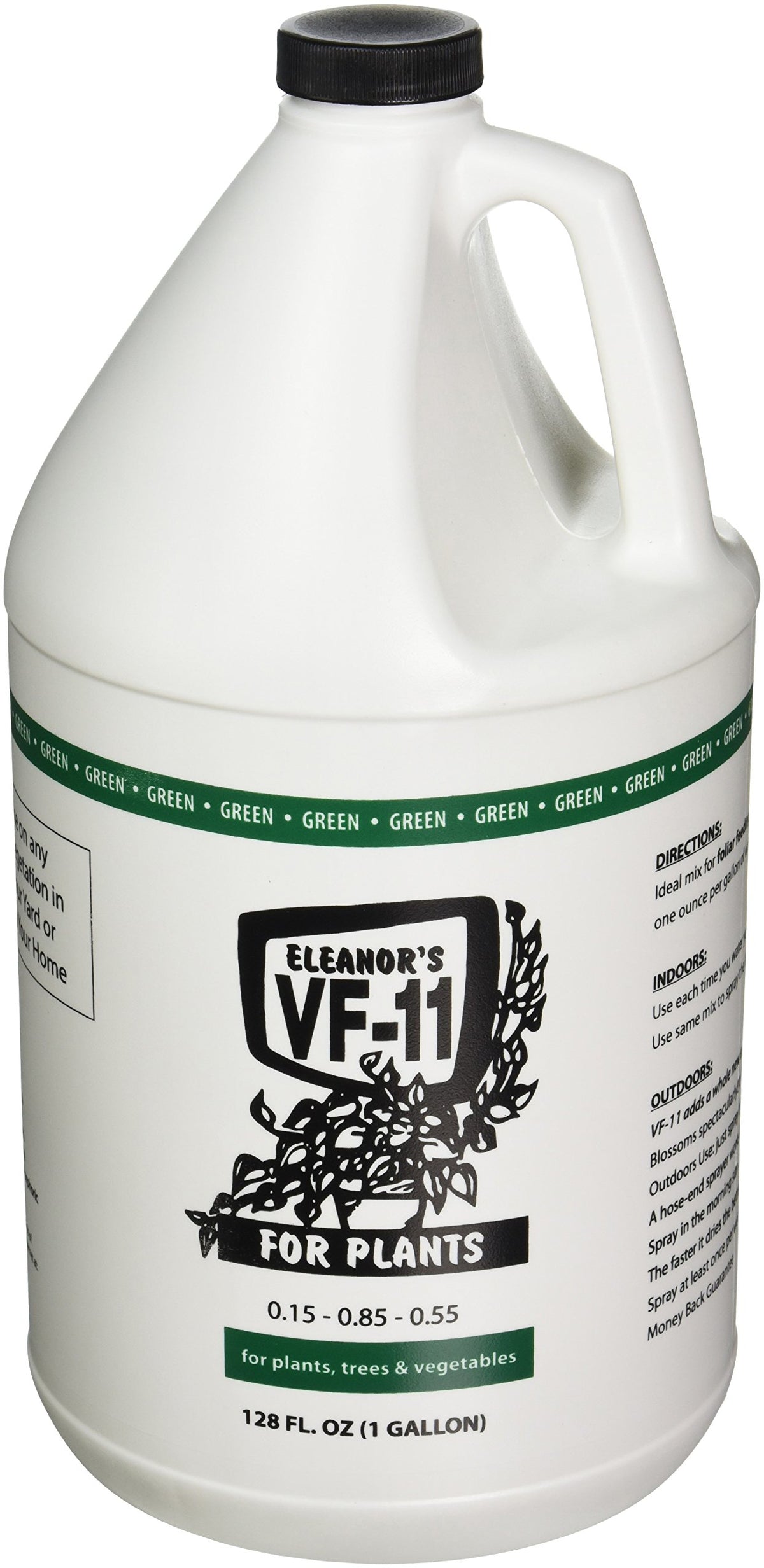 Vf-11 front label on 1-gallon bottle showing product name and benefits