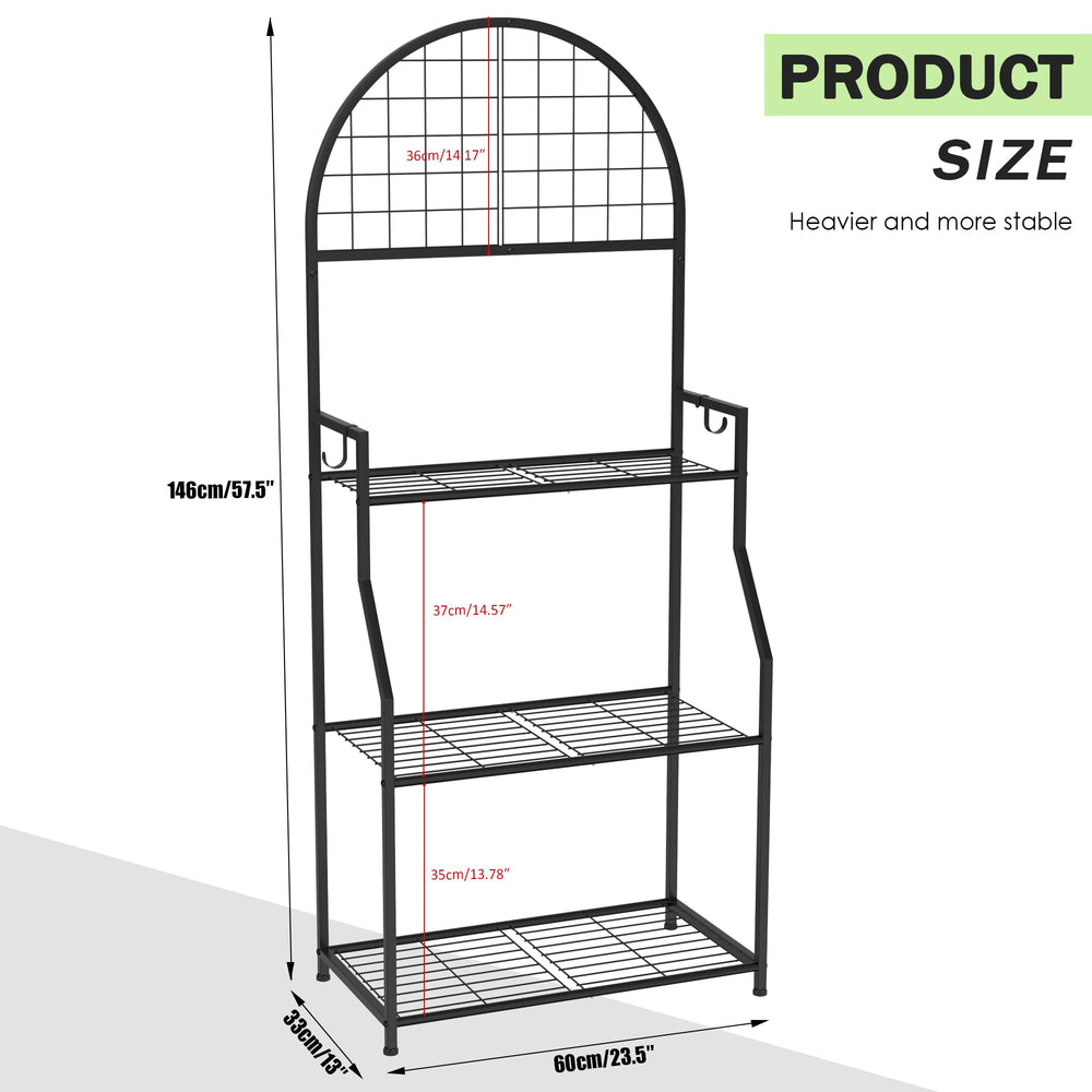 VGMiu top grid detail highlighting hanging pot support and airflow benefit