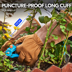 Vgo SL6592 worn during pruning demonstrating protection and touchscreen access