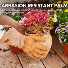Vgo SL6592 palm detail with foam layer offering abrasion protection and grip