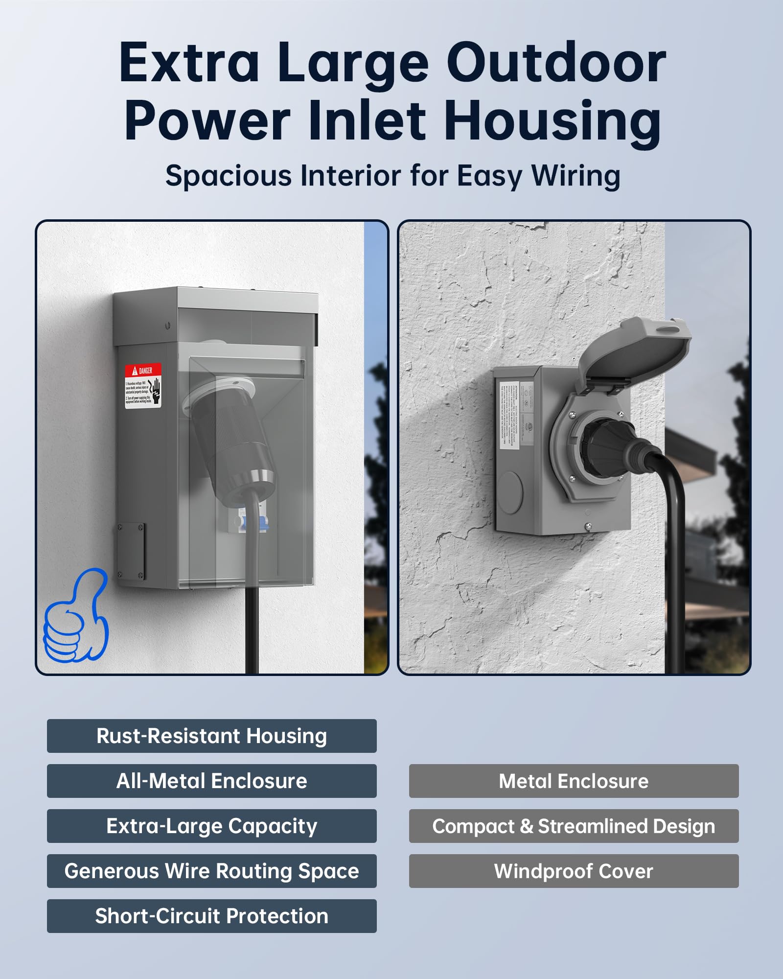 vhbw twist-lock plug close-up illustrating secure NEMA SS2-50R connection for reliable power transfer