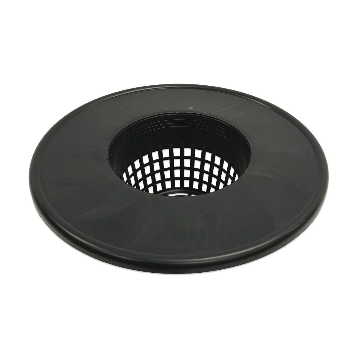 Viagrow side profile focusing on wide lip for secure bucket seating