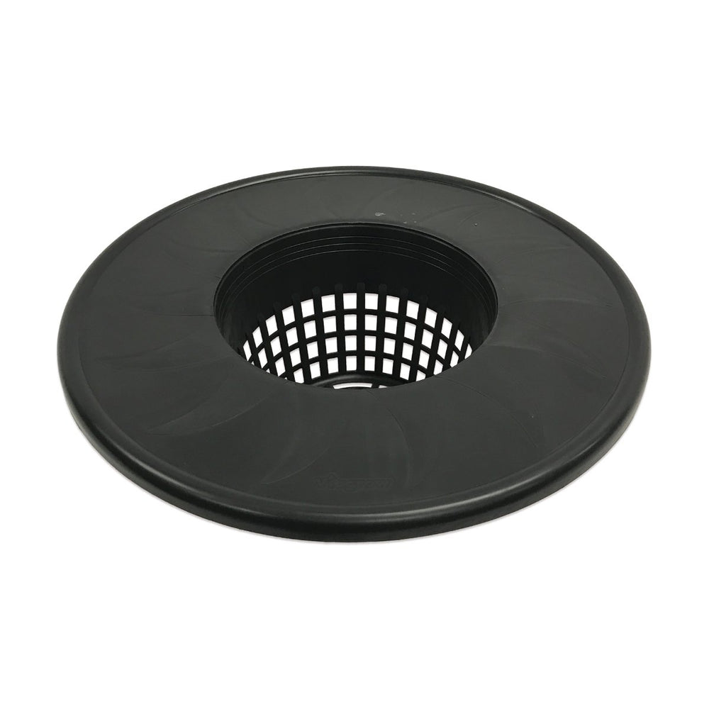 Viagrow side profile focusing on wide lip for secure bucket seating