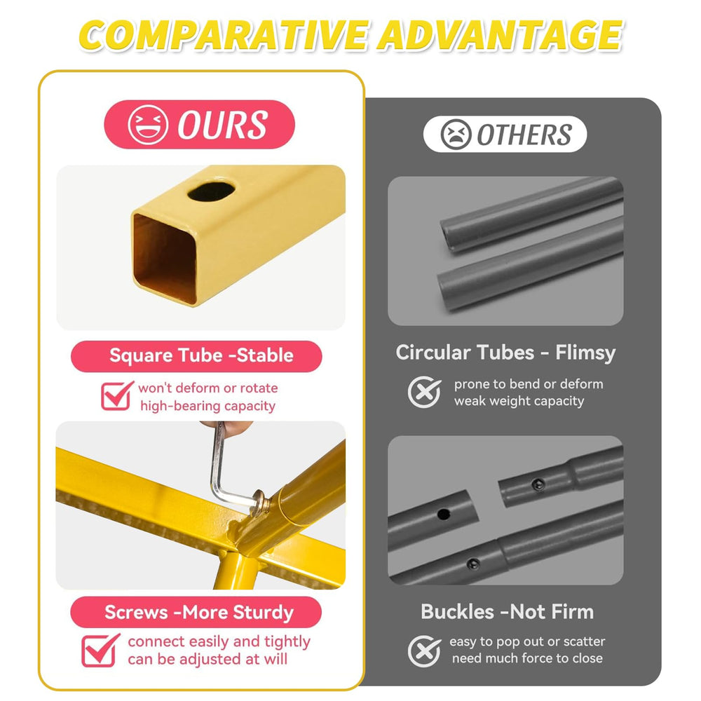 VibeHaven joint buckle close-up demonstrating tool-free fast assembly benefit