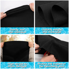 VICAMB person trimming pad to fit pool showing easy customization