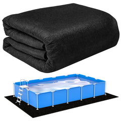VICAMB front view of rectangular pool pad showing full coverage and protection