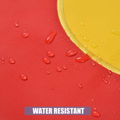 VICDRIA reinforced fly hem stitching close-up showing multi-row seam for wind resistance benefit