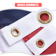 VICDRIA reinforced hem detail preventing fray for longer outdoor life