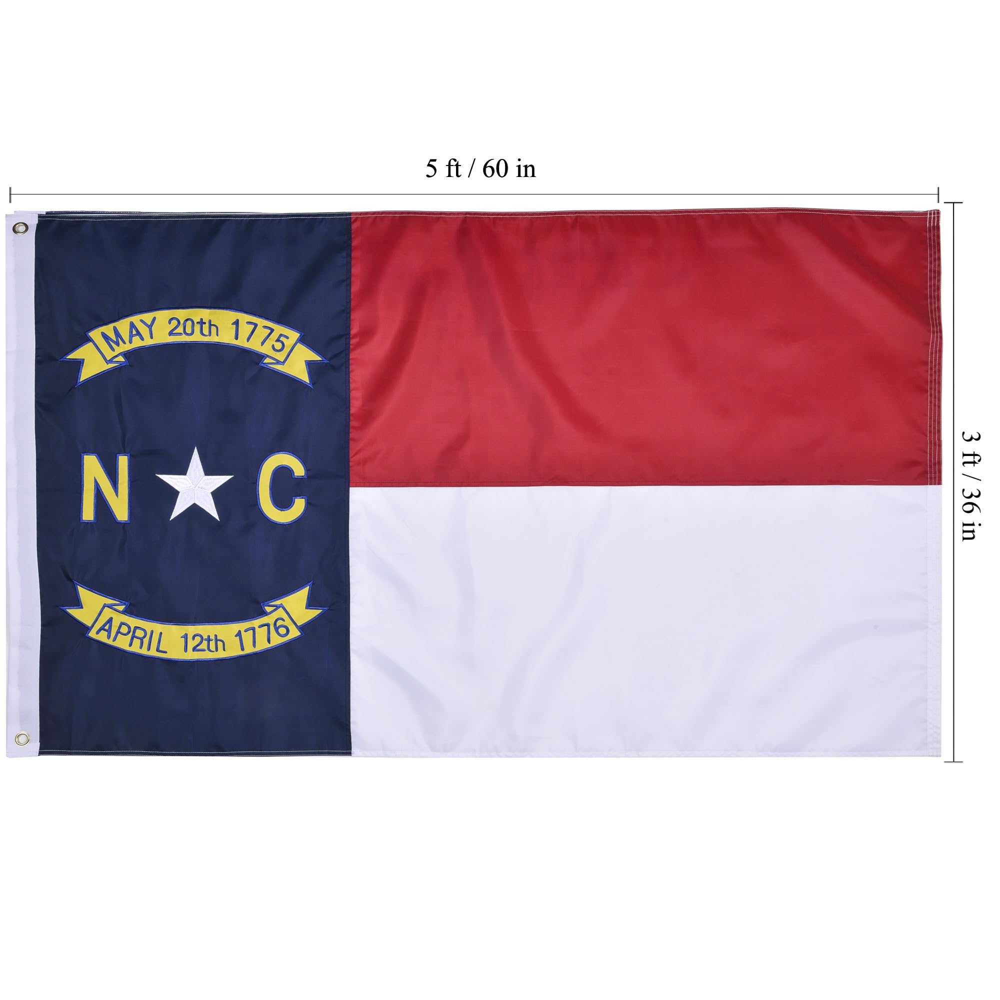 VICDRIA packaged flag with label showing brand and product specifications