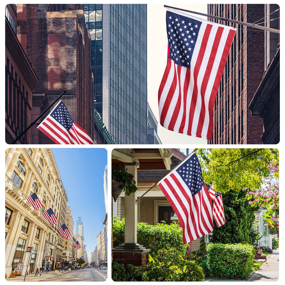 VICDRIA flag displayed in yard showing size and patriotic curb appeal