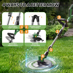 Vicien 4-in-1 blade set laid out to show cutting versatility and easy swaps