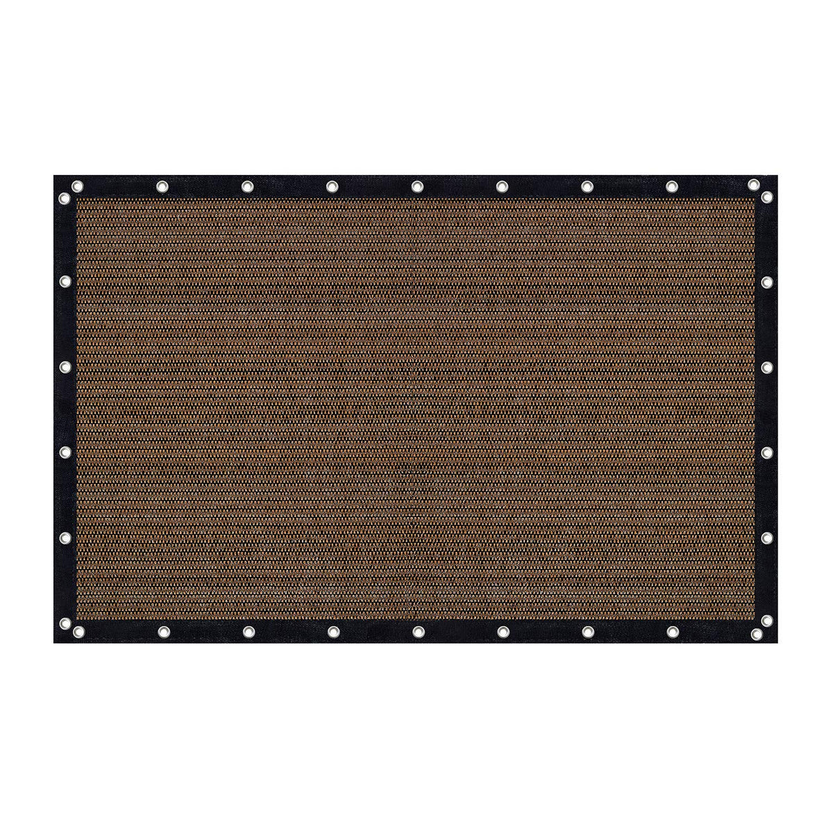 VICLLAX front view of mocha shade cloth showing full panel and color benefit