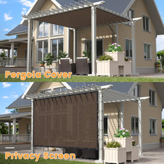 VICLLAX shade cloth installed on a pergola demonstrating cooling benefit