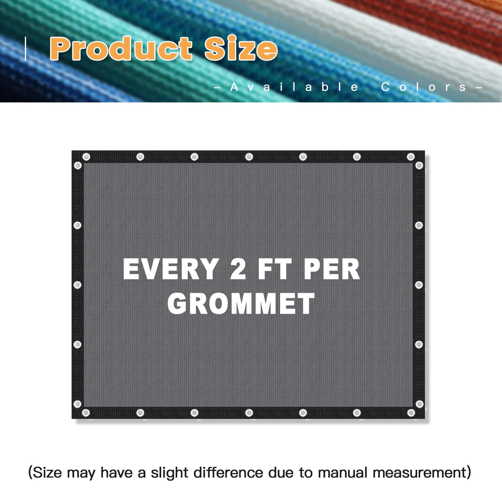 VICLLAX cloth beside measuring tape and tools showing 6x8 ft scale and easy install