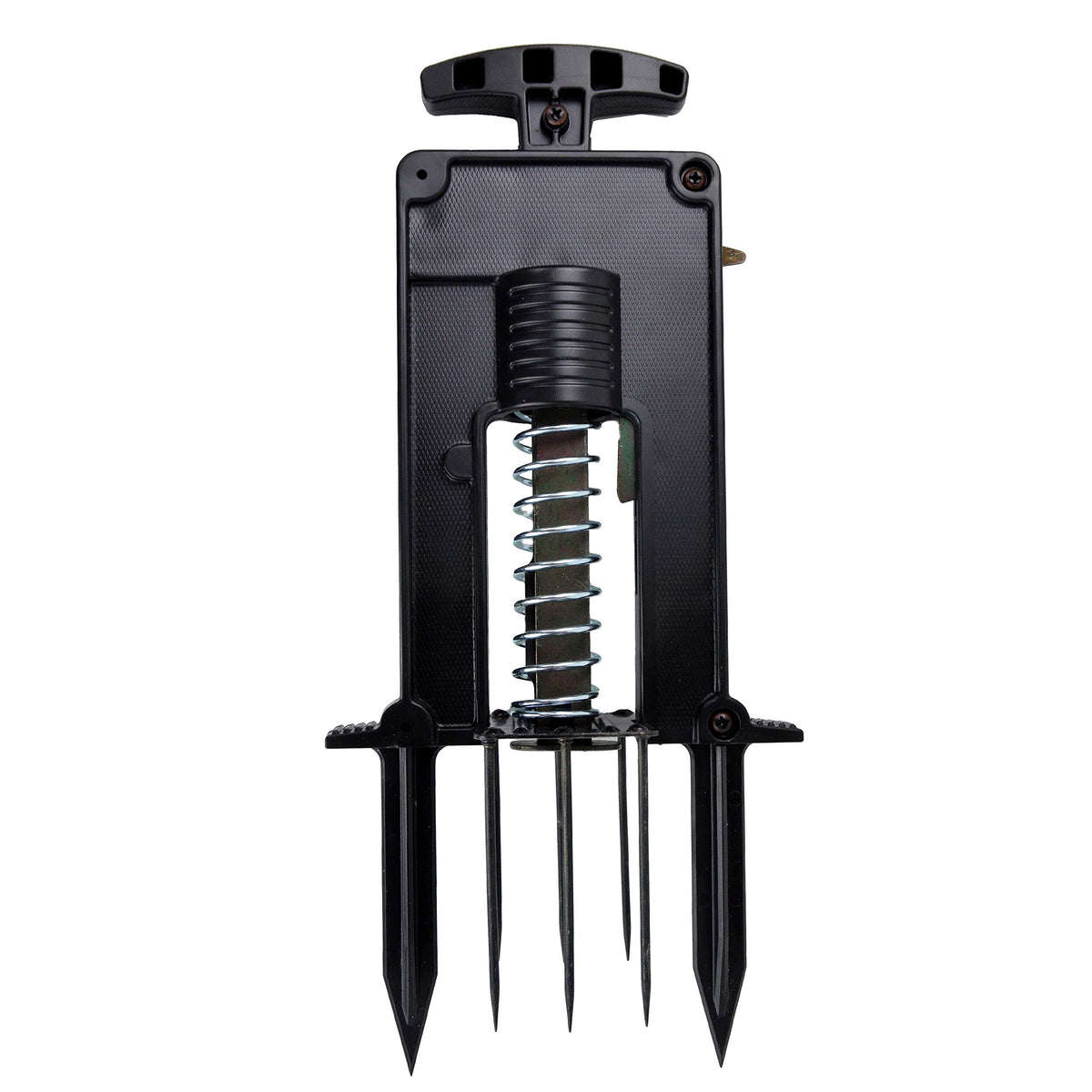 Victor DeadSet front view showing ready-to-use trap and ergonomic handle for easy setting