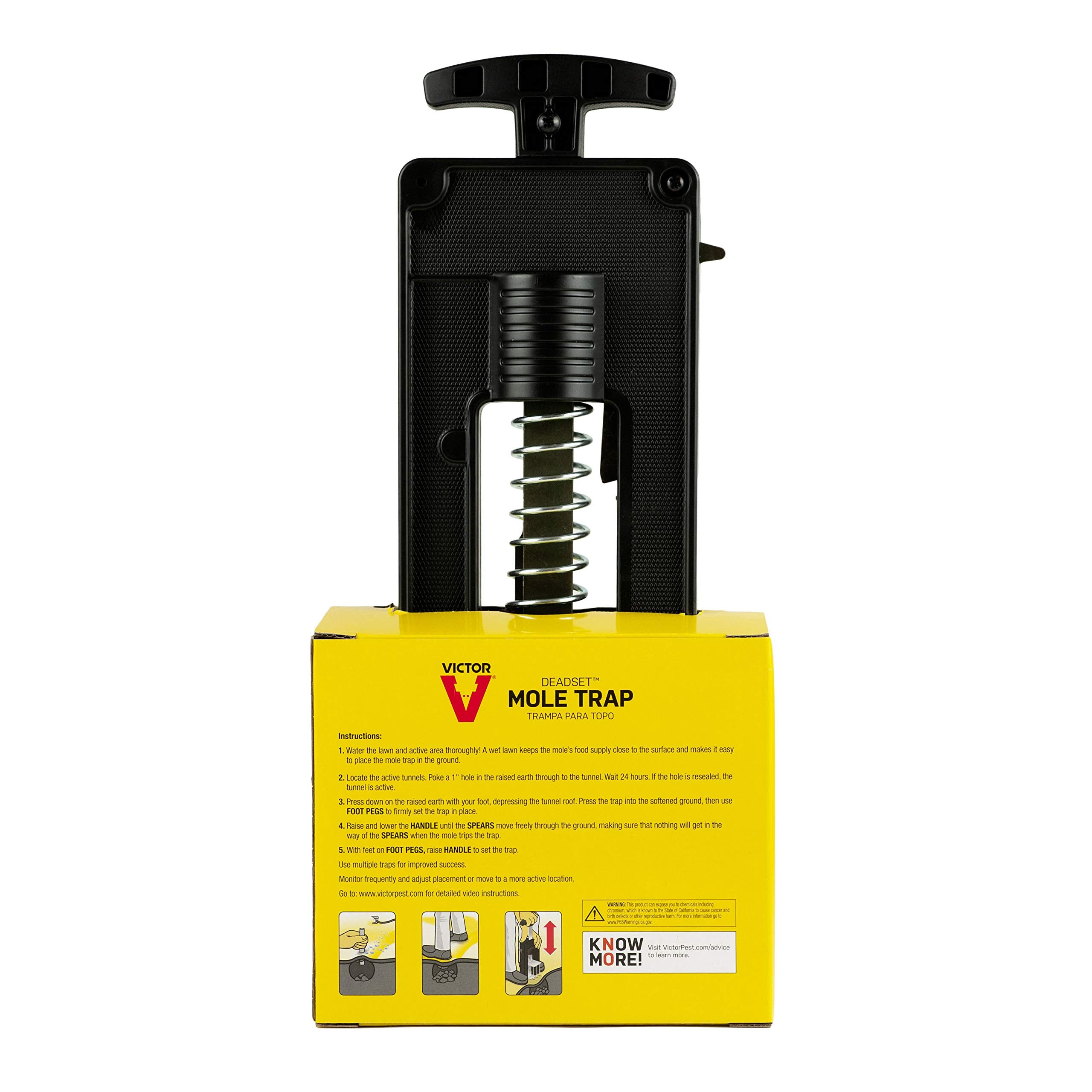 Victor DeadSet held in hand for scale showing compact size and easy deployment advantage