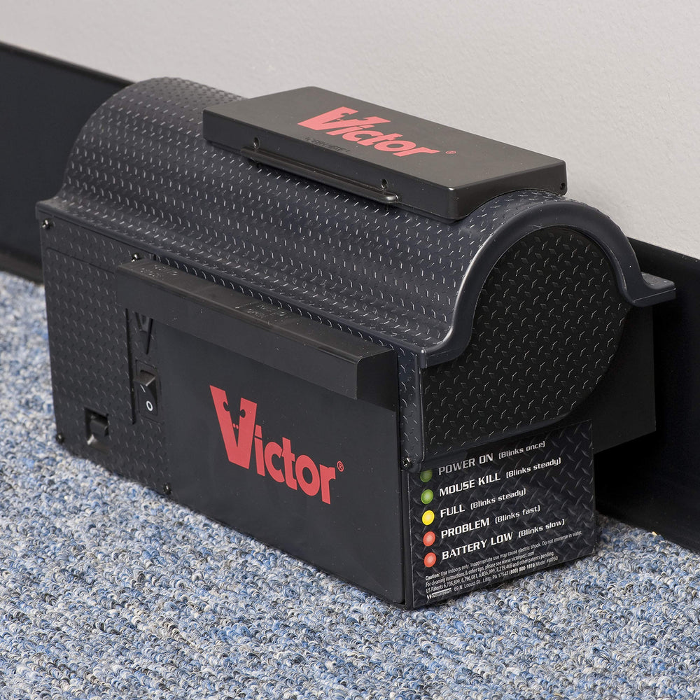 Victor beveled columns close-up showing secure positioning over trigger plate
