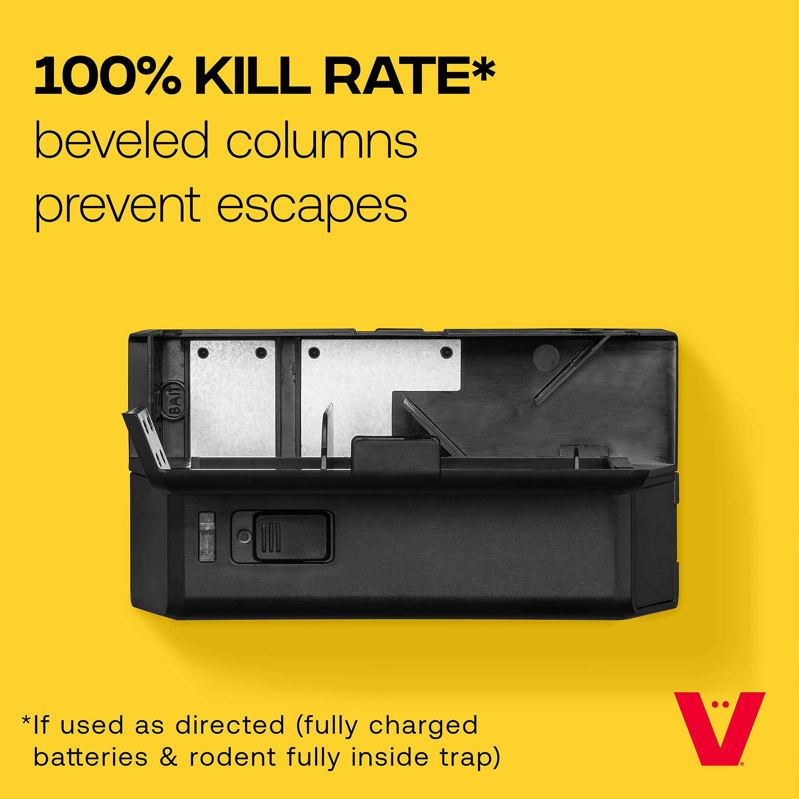 Victor removable kill chamber removed for no-touch disposal and easy cleaning benefit