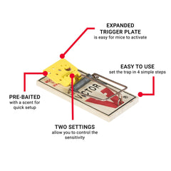 Victor detailed view of spring snap mechanism for reliable instant control