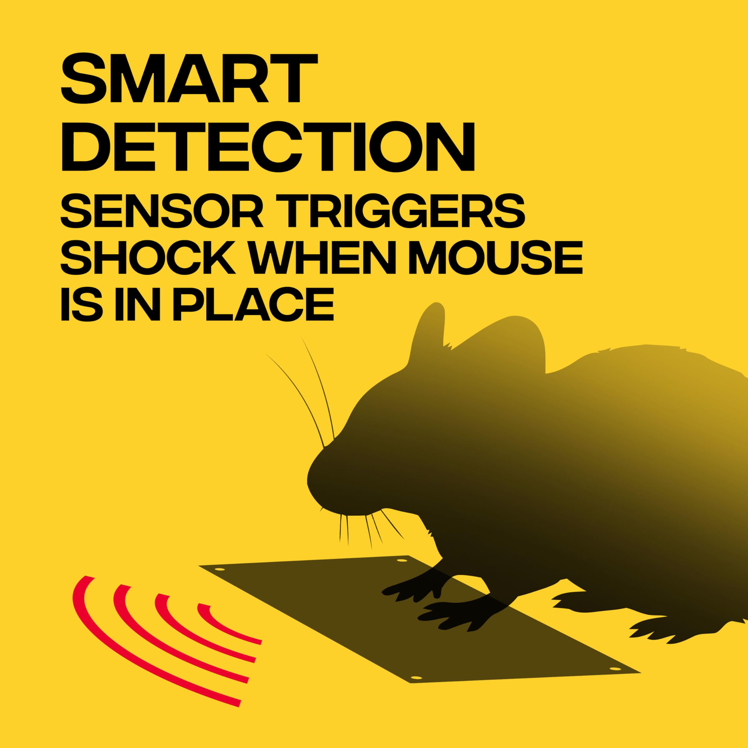 Victor trap in use along baseboard demonstrating discreet rodent control