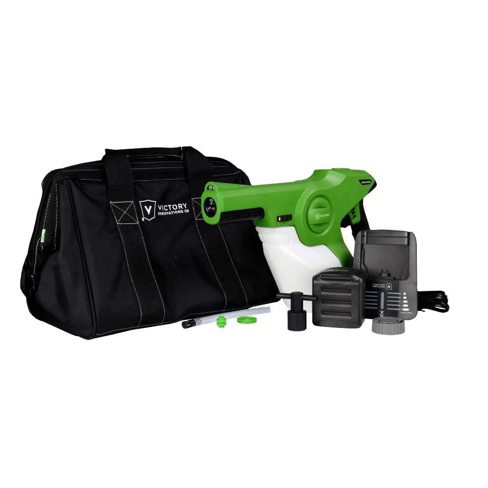 Victory Innovations front view showing ergonomic handheld sprayer and controls for easy handling
