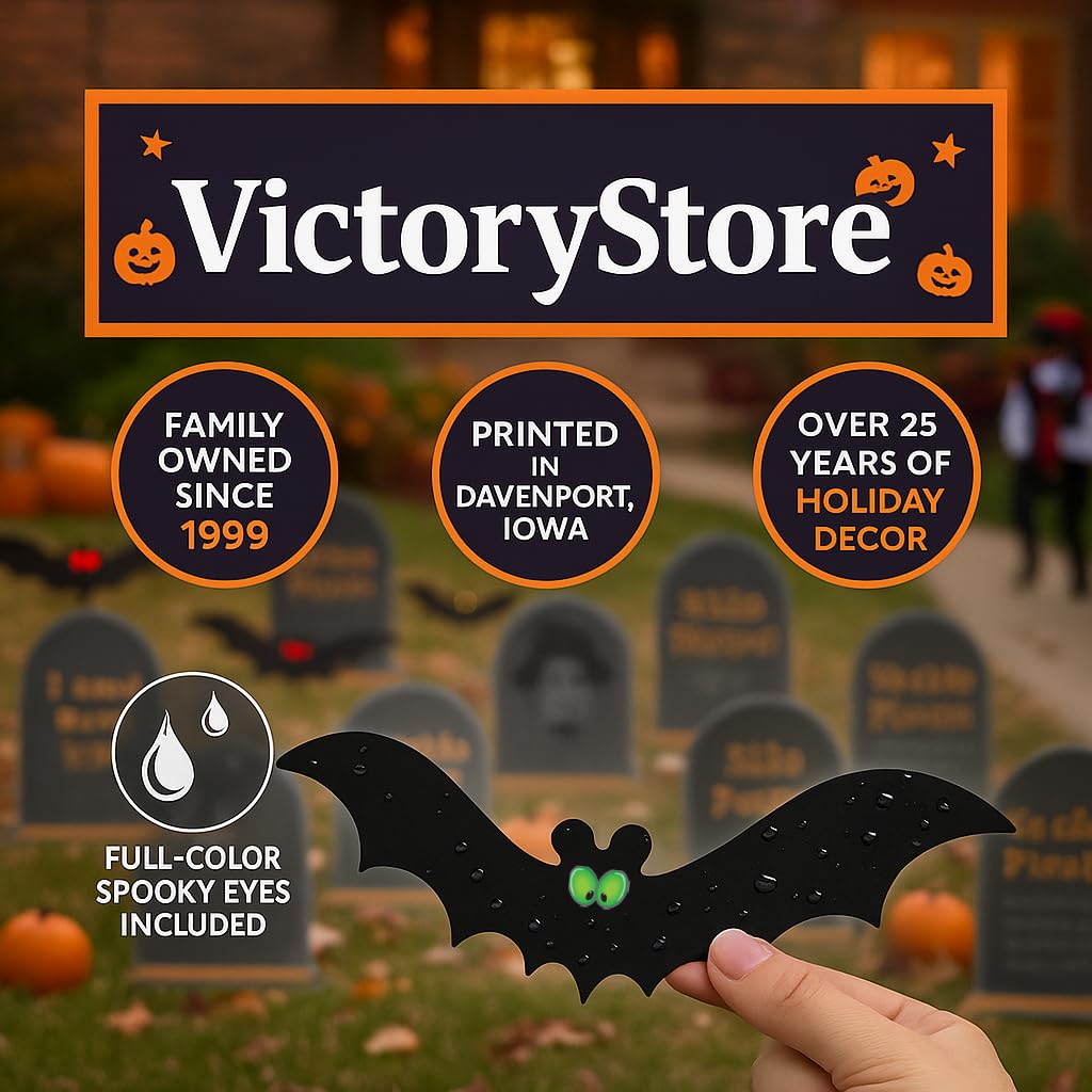 VictoryStore bats on fridge illustrating indoor use and damage-free decorating