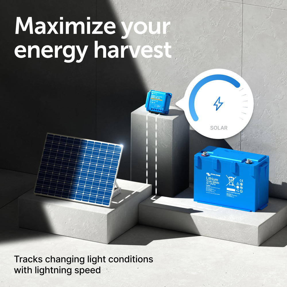 Victron Energy BlueSolar instalado en autocaravana para optimizar carga de baterías