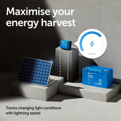 Victron Energy SmartSolar mounted inside camper van demonstrating real-world off-grid power management