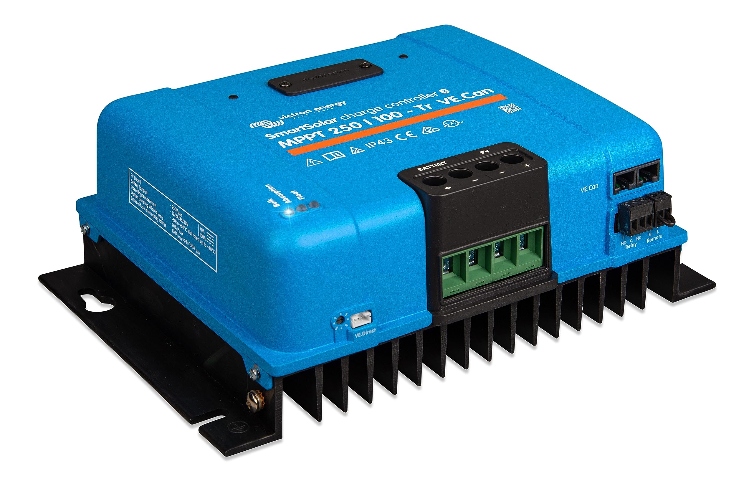 Victron Energy unit mounted on RV roof demonstrating compact installation benefit