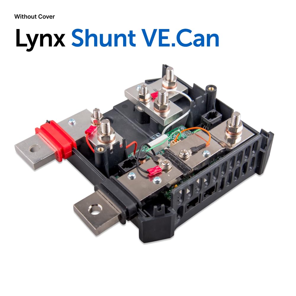 Victron Lynx Shunt in a boat electrical locker illustrating marine use and space efficiency