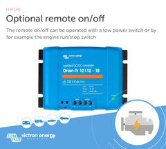 Victron Energy Orion-Tr screw terminal connections for fast, reliable installation