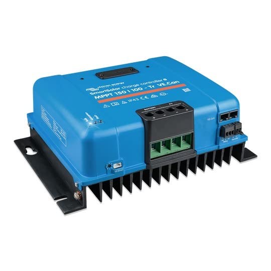 Victron Energy unit installed on a system rail demonstrating real-world fit