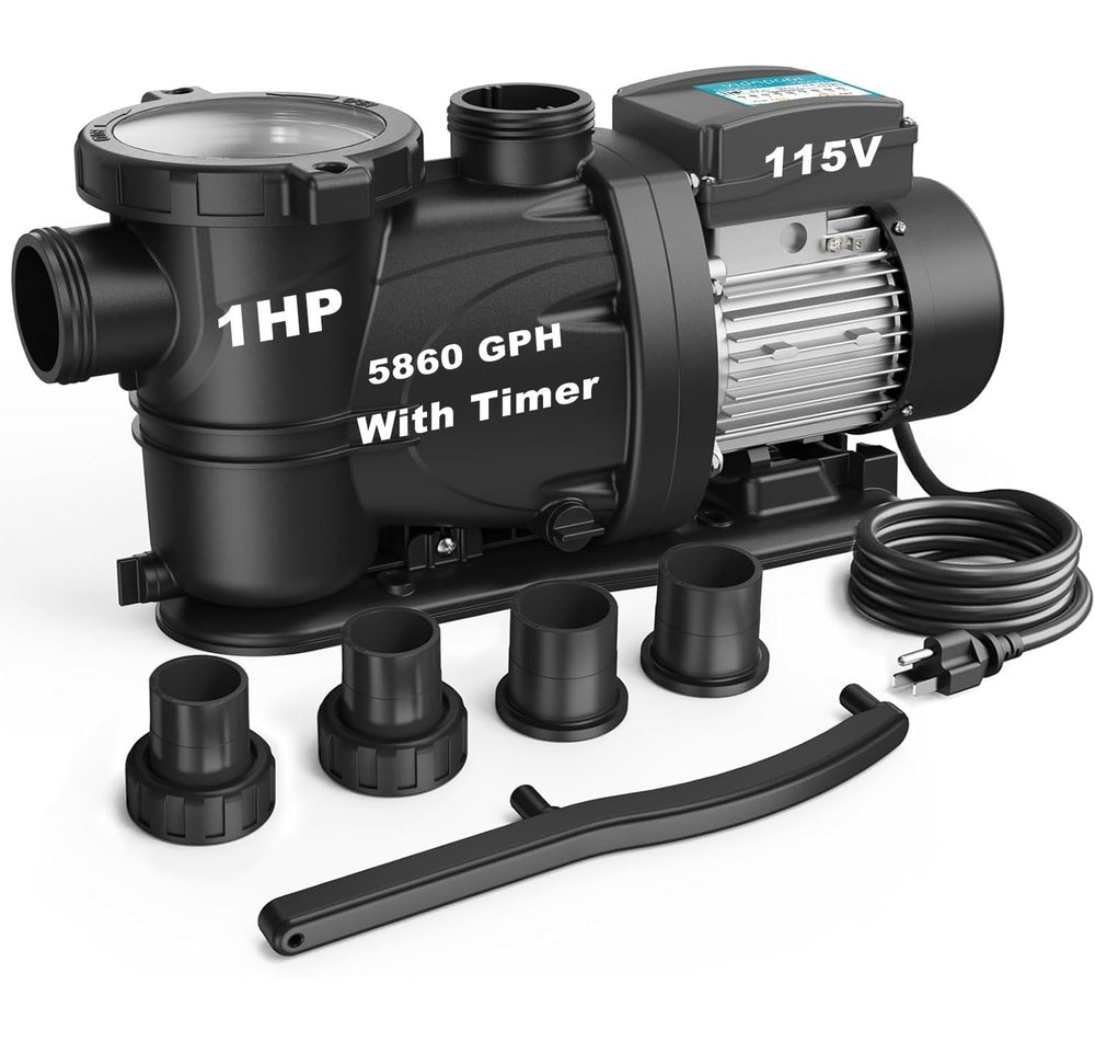 Vidapool pump front profile showing compact design and reliable circulation benefit