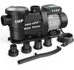 Vidapool pump front profile showing compact design and reliable circulation benefit