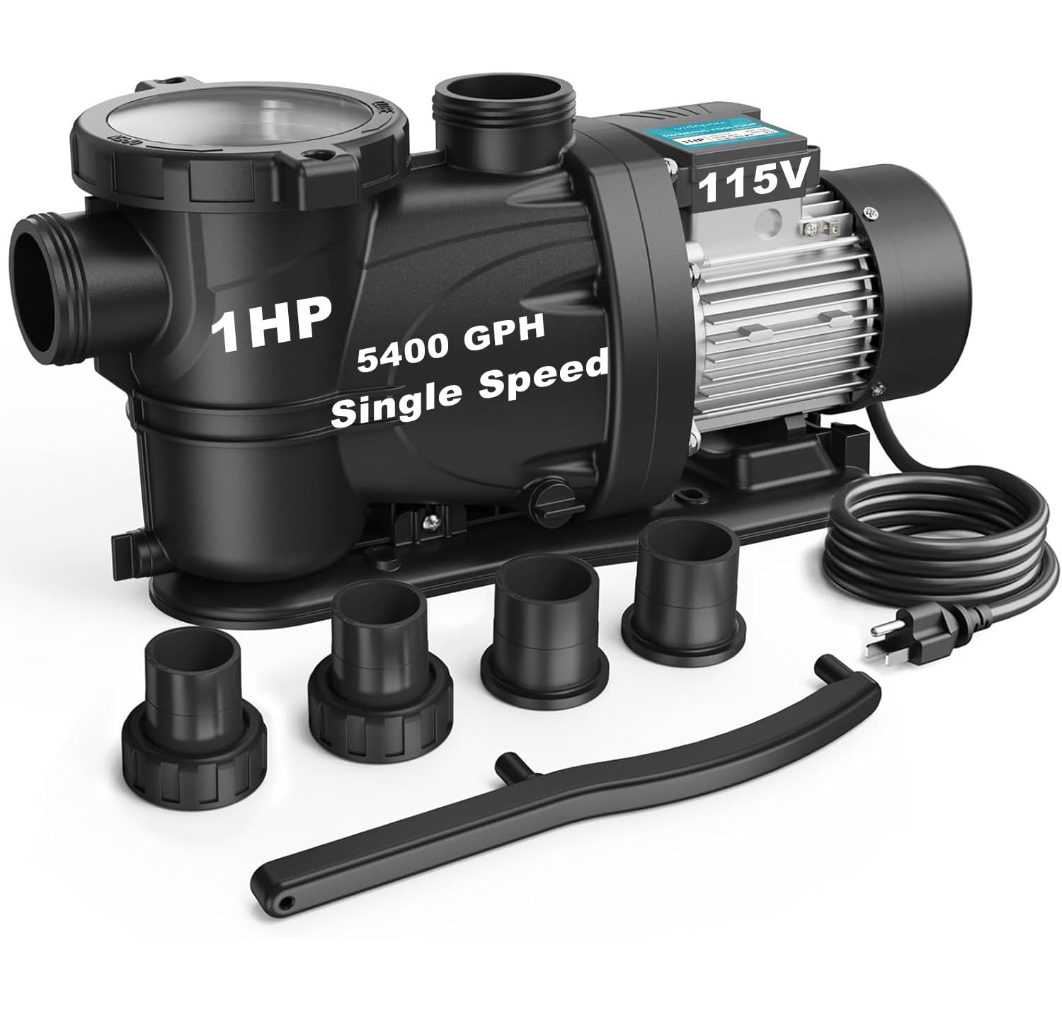 Vidapool front view of pump showing compact design and reliable circulation benefits