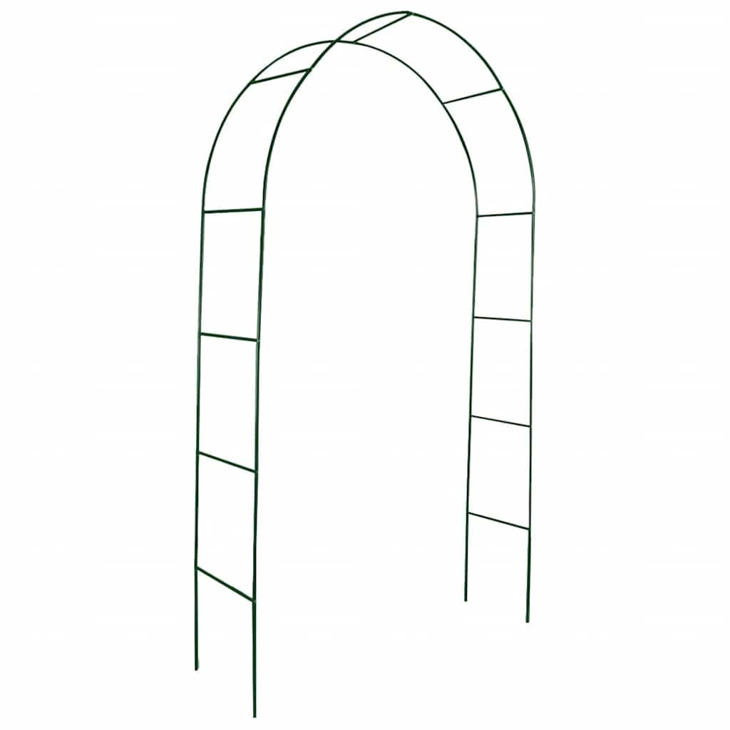 vidaXL arch covered in climbing roses demonstrating plant support