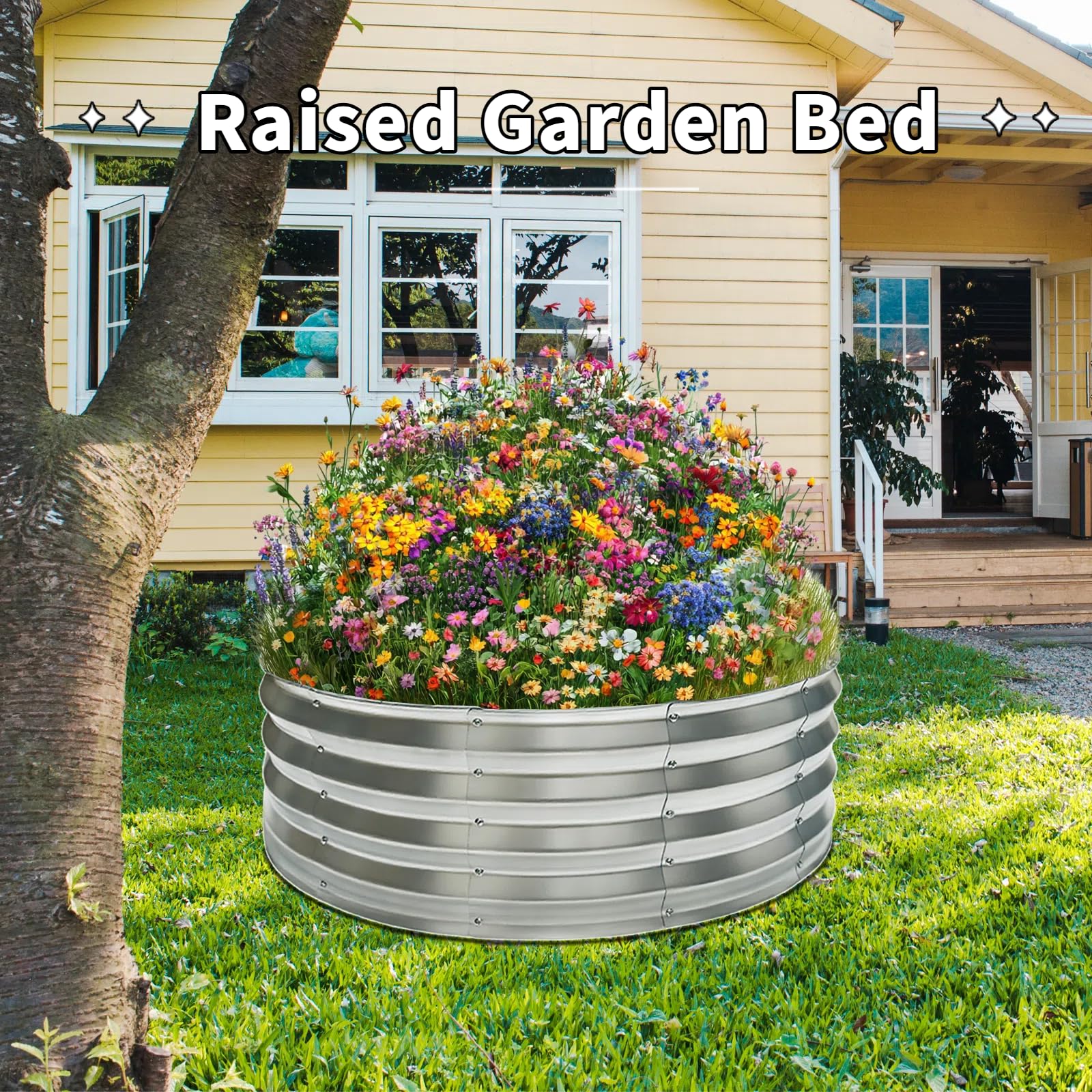 vidica assembled on patio demonstrating compact design and space-saving benefit