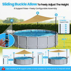 Vidoya storage tray holding drinks and phone showing convenient poolside organization benefit