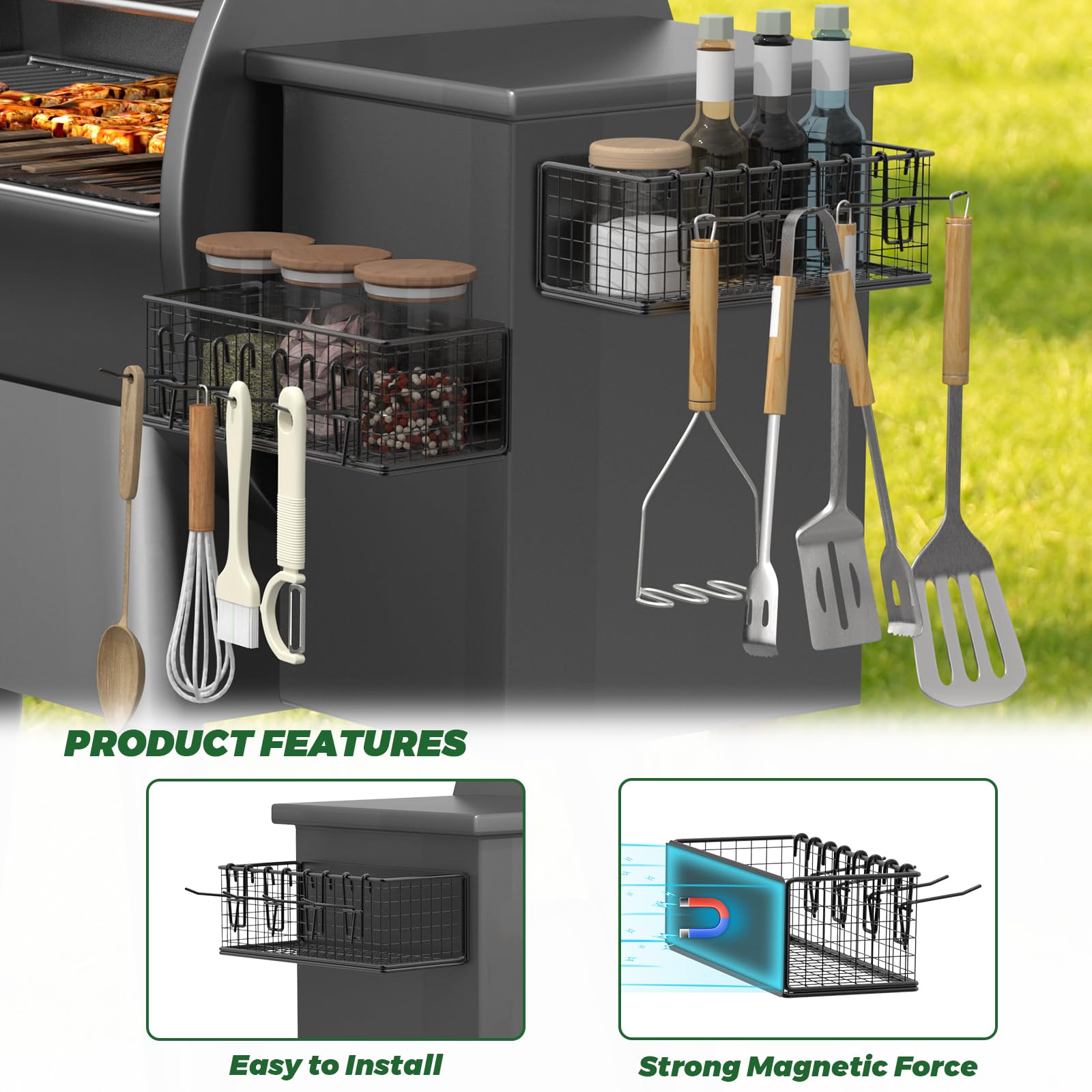 viespe metal texture and edges showing rust-proof durability outdoors