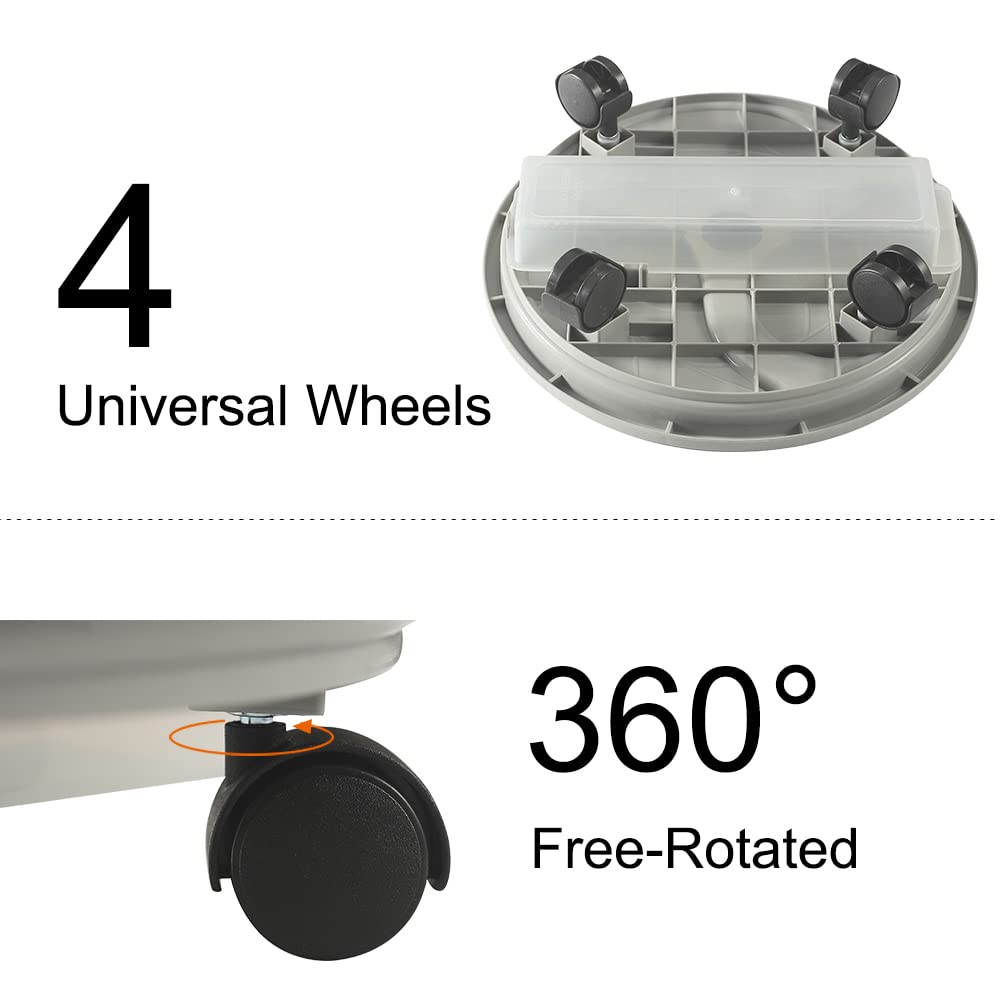 vigorange drainage tray under a pot catching runoff to protect surfaces from water