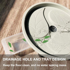vigorange plant caddy rolling on wood floor to prevent scratches and simplify rearranging