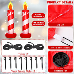 VIHOSE included waterproof fan and stakes displayed for quick setup benefit