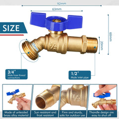 VIHOSE close-up of threads for secure connection and leak prevention