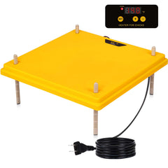 VIHOSE front view brooder plate showing heating surface and frame, improves chick comfort