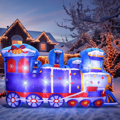 VIHOSE polar train front view showing festive design and immediate curb appeal