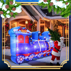 VIHOSE polar train side profile demonstrating 8ft length and lawn presence