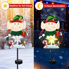 VIHOSE reindeer profile illustrating metal frame and LED placement for gentle pathway light