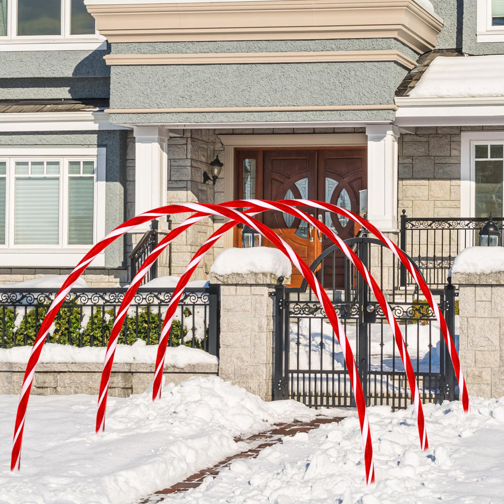 VIHOSE disassembled arches packed for storage, simplifies off-season space-saving