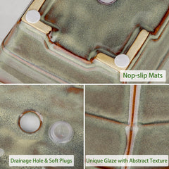Villa Como drainage tray and hole detail highlighting easy water management for healthier roots